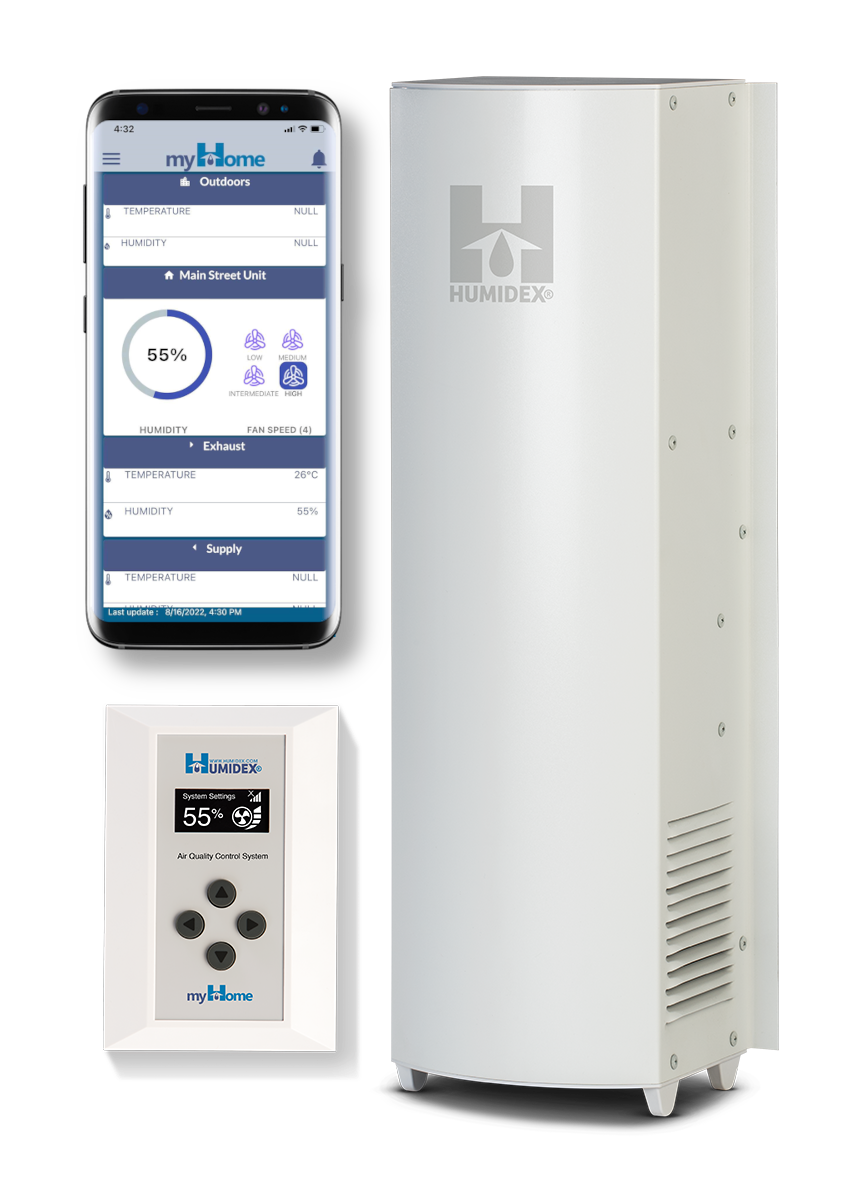 HCS-CmH-Hdex - Humidex Crawlspace Unit with HCS &amp; myHome ... Image 1