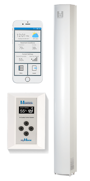 HCS-BmH Humidex Basement Unit with HCS &amp; myHome Technologies Image 1