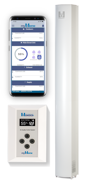 HCS-BmH-Hdex - Humidex Basement Unit with HCS &amp; myHome ... Image 1